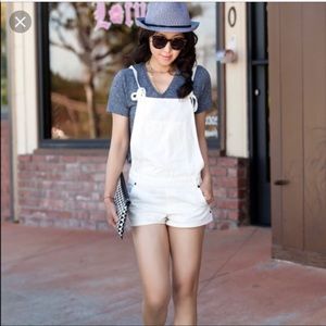 One Teaspoon Rodriguez Overall Shorts Sz XS